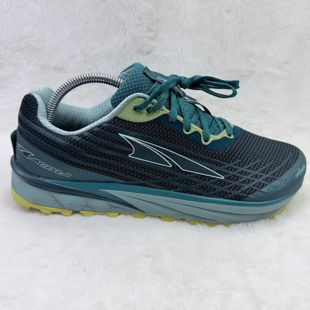 Altra Timp 2 Womens Trail Running Shoes Teal Lime Size 10.5 Zero Drop Wide